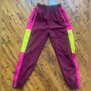 NWT Kurt Lyle Color Block Zahara Track Pants
